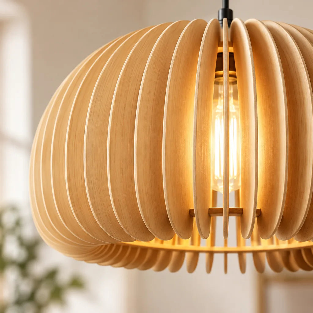 Lustre dôme bambou | Bambouo