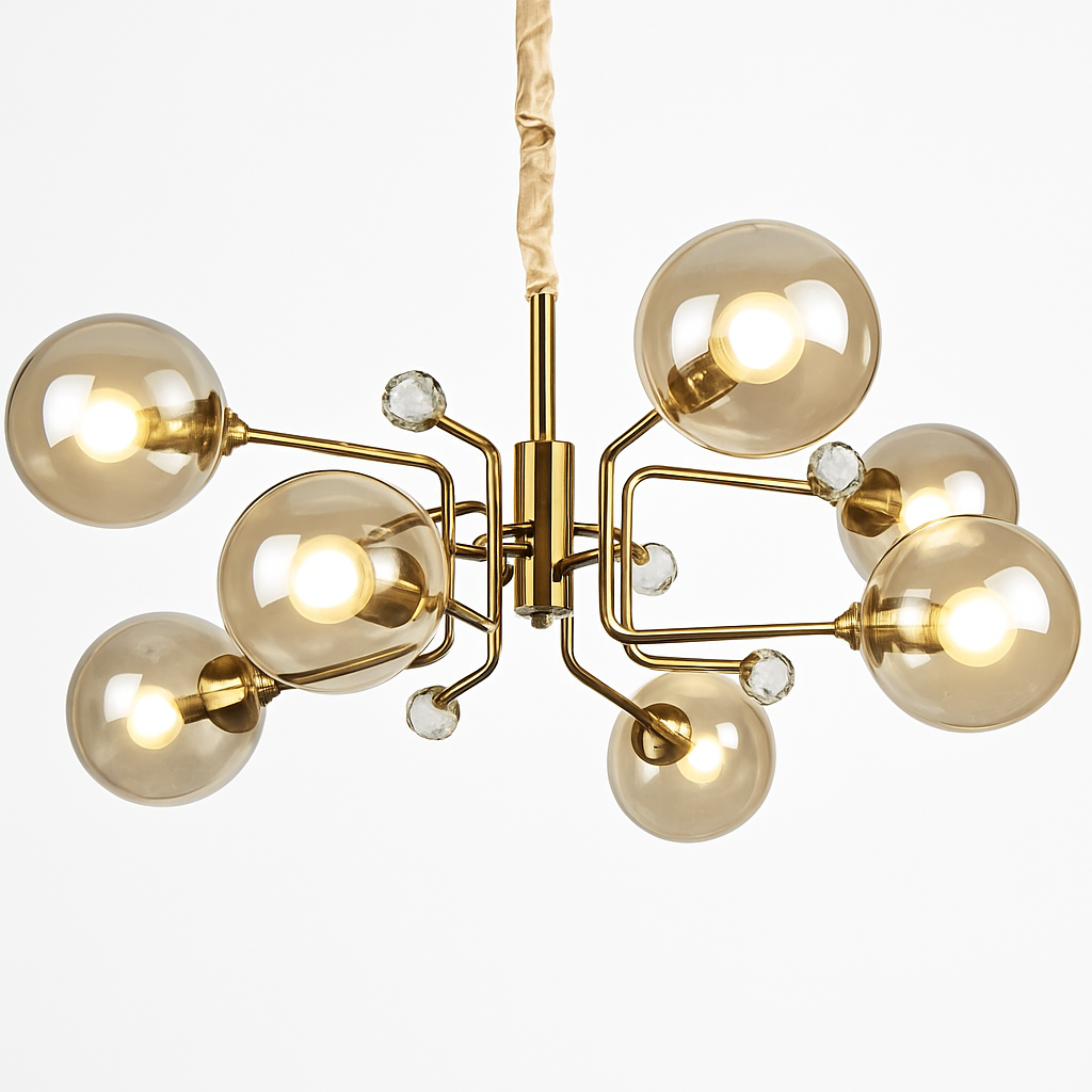 Lustre Moderne Verre Transparent IWP