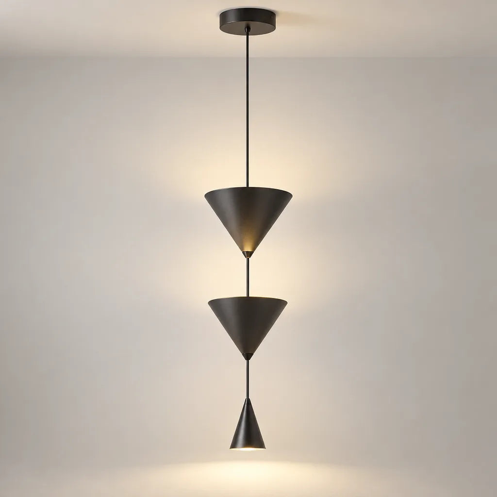 Lustre sablier LED | Cône Lumina