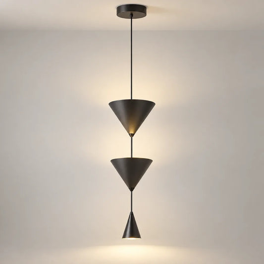 Lustre sablier LED | Cône Lumina