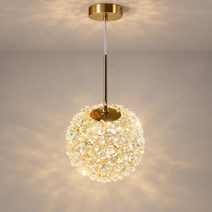Lustre boule dorée | Aurelia Sola