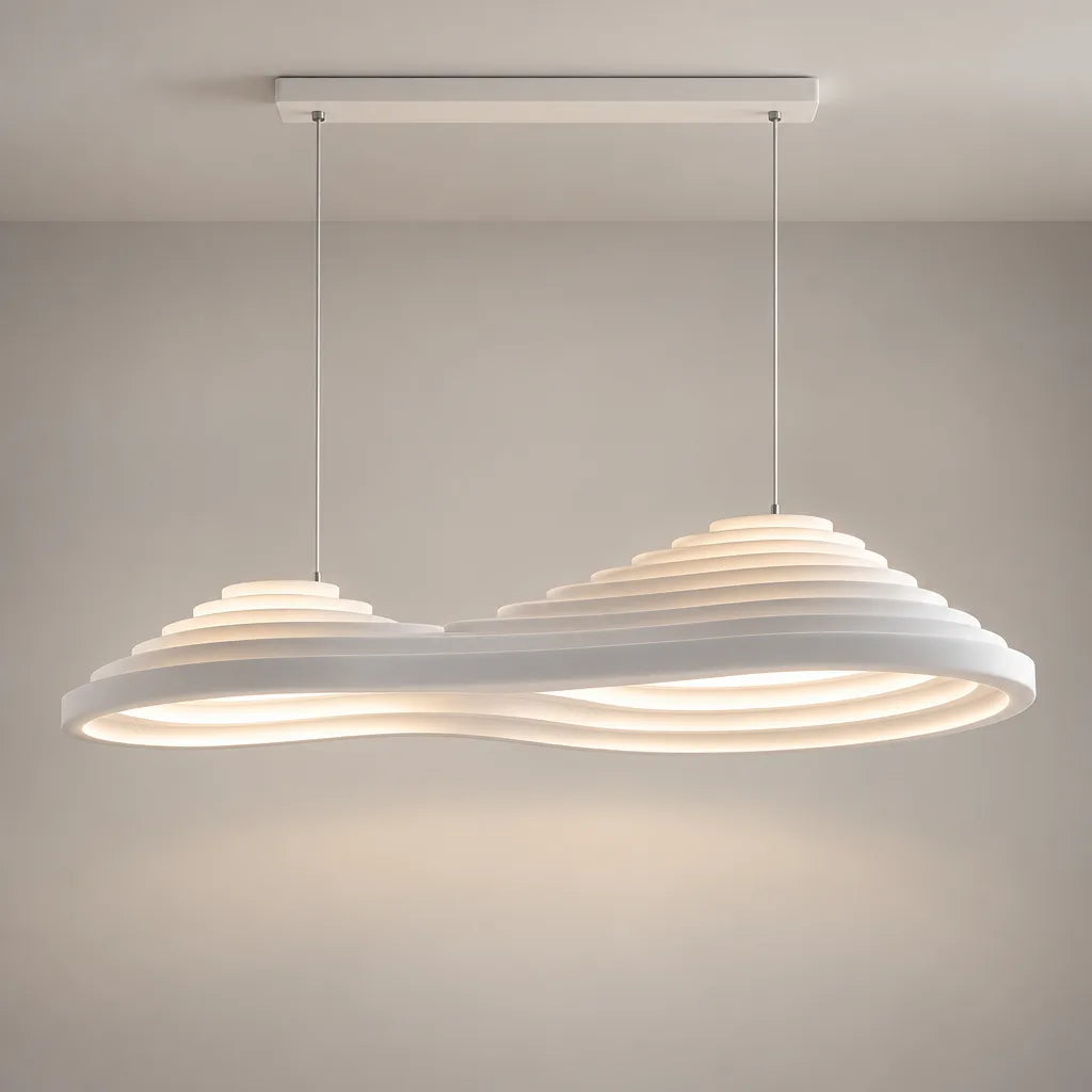 Lustre salon double | Nuage Lumina