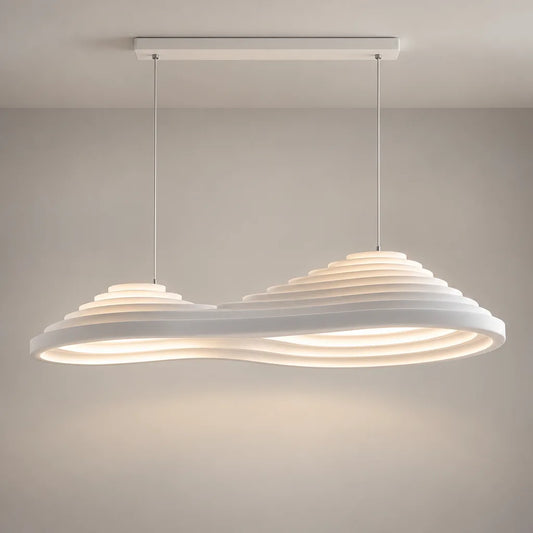 Lustre salon double | Nuage Lumina