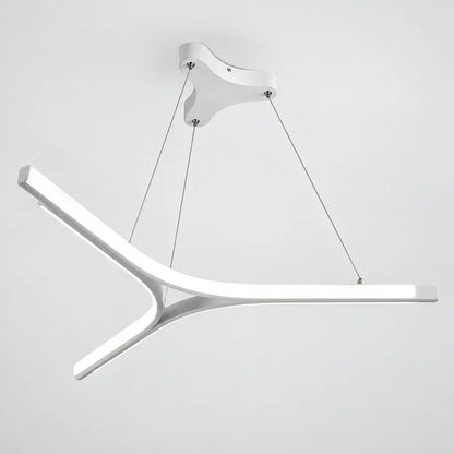 Lustre salon LED | Fourche Blanche