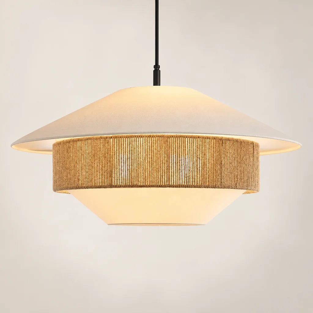 Lustre salon osier | Nara