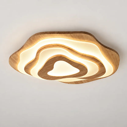 Lustre bois vague | Ondia