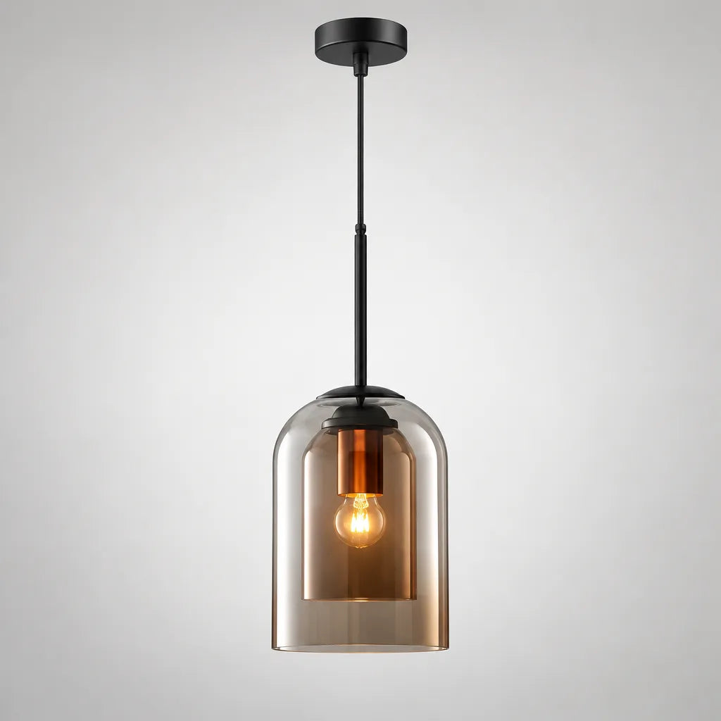 Suspension verre fumé | Nuvia