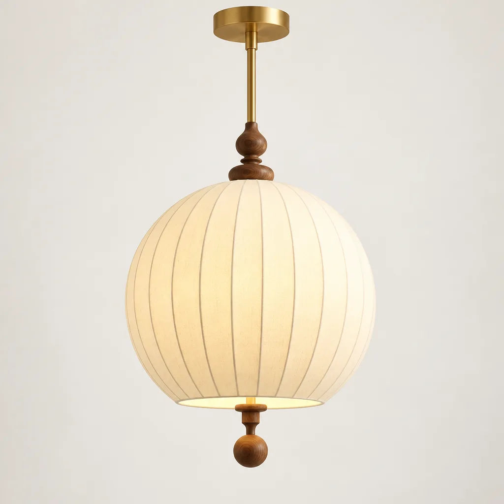Lustre globe tissu | Arborea