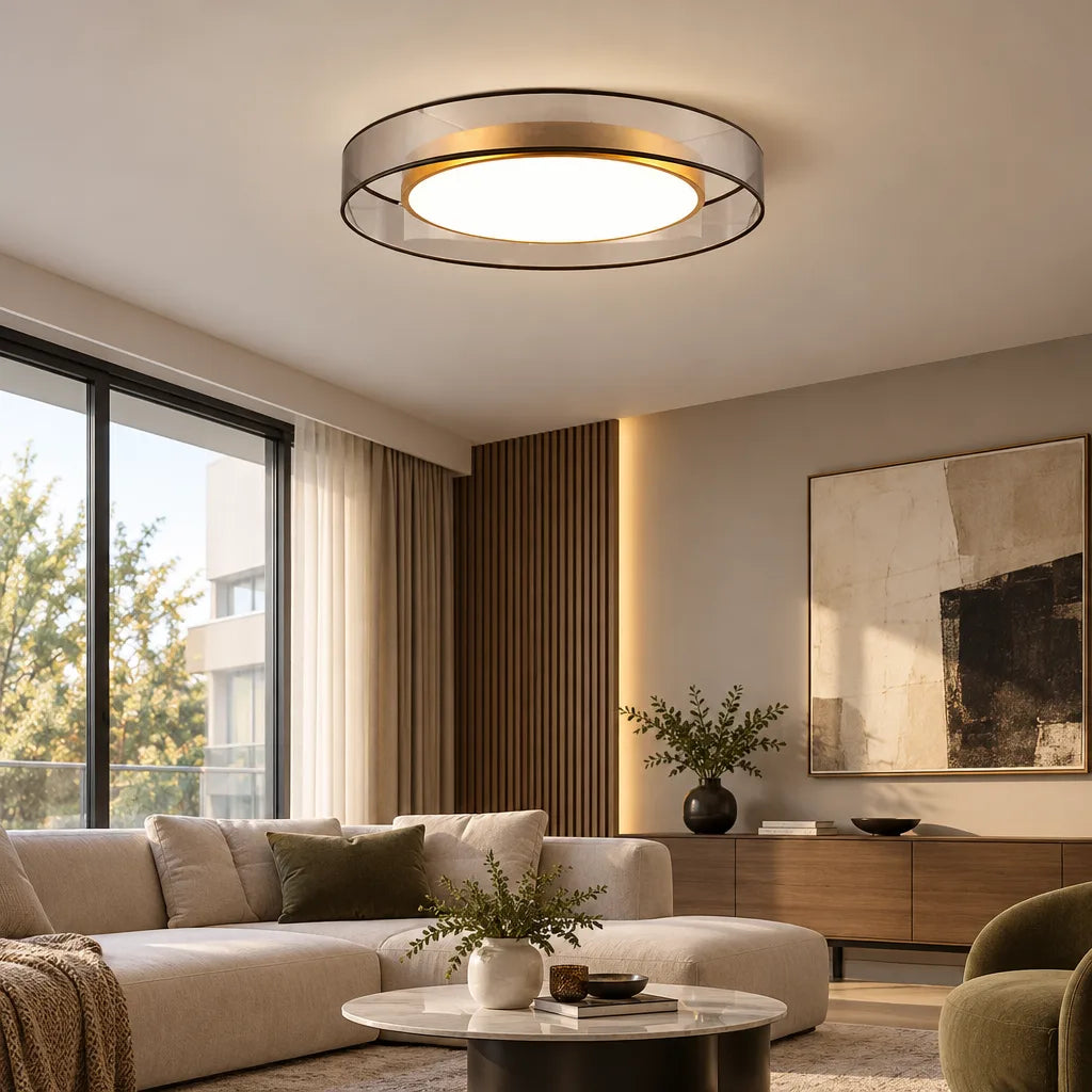 Lustre double anneau | Aeloria
