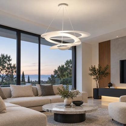 Lustre conique LED | Spirale Lumina