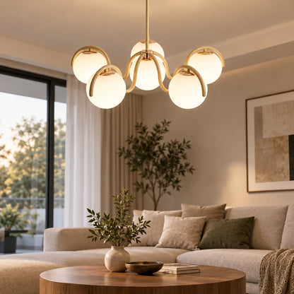 Lustre salon globes | Veloria Nova