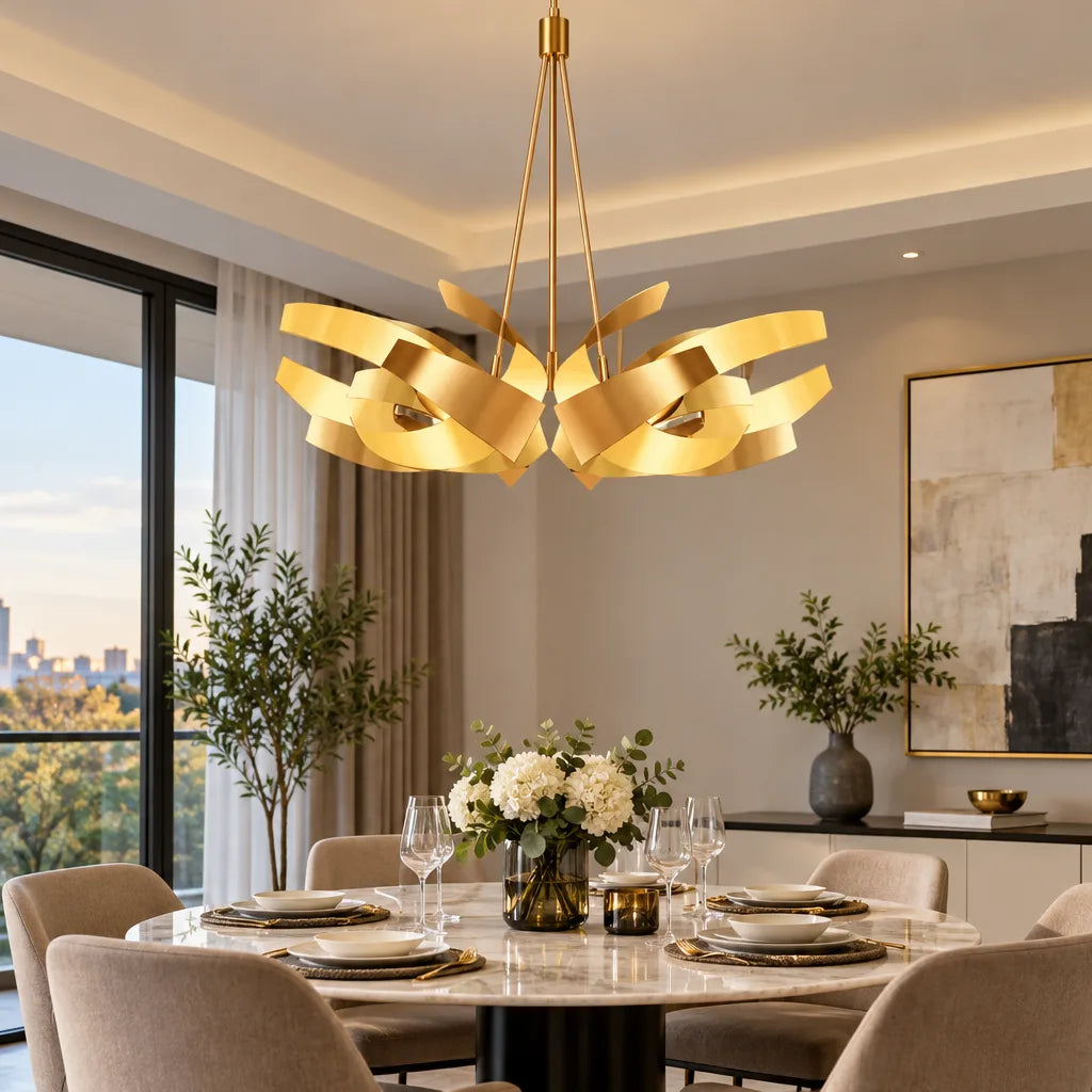 Lustre couronne ruban | Aurelle