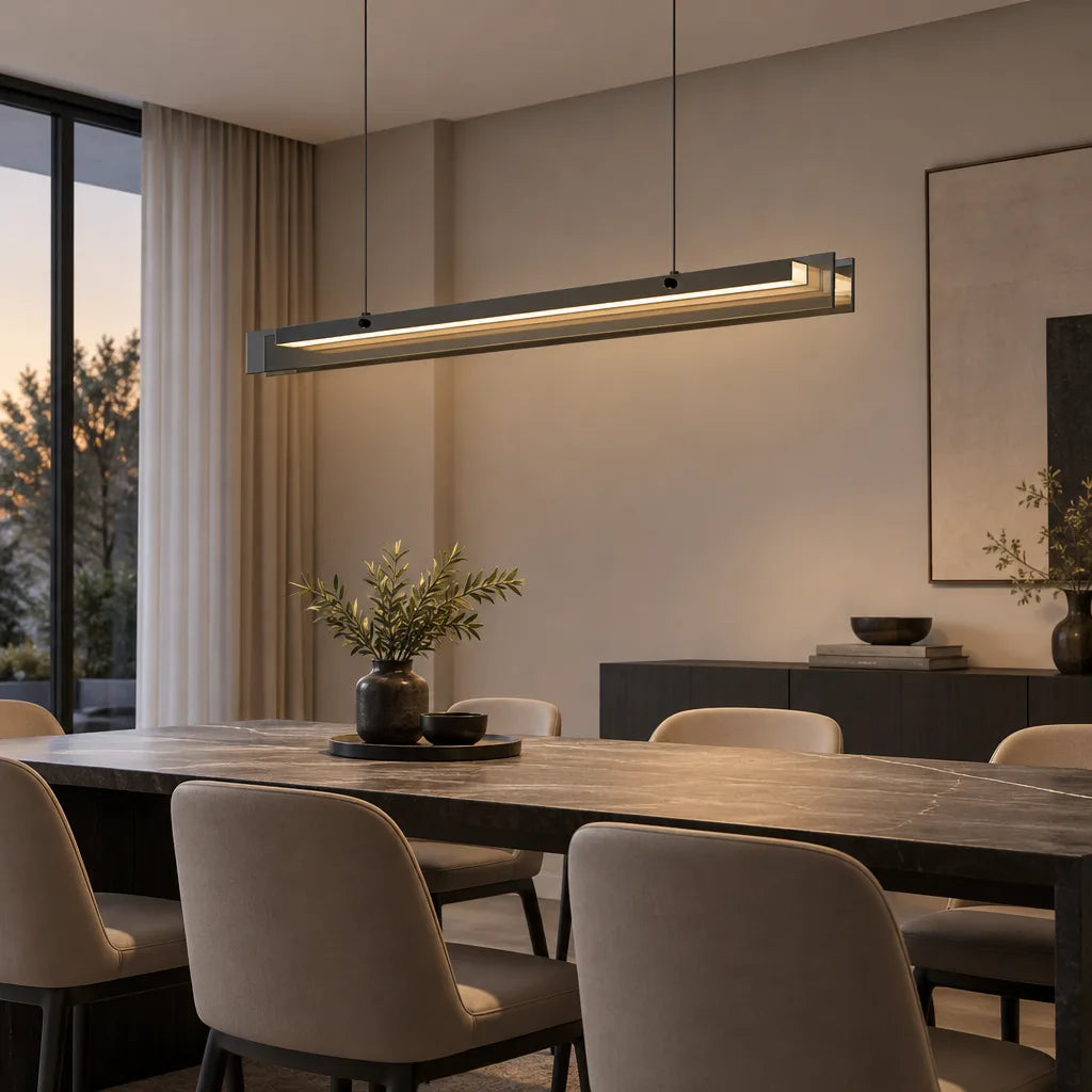 Lustre linéaire LED | Lumi Nera