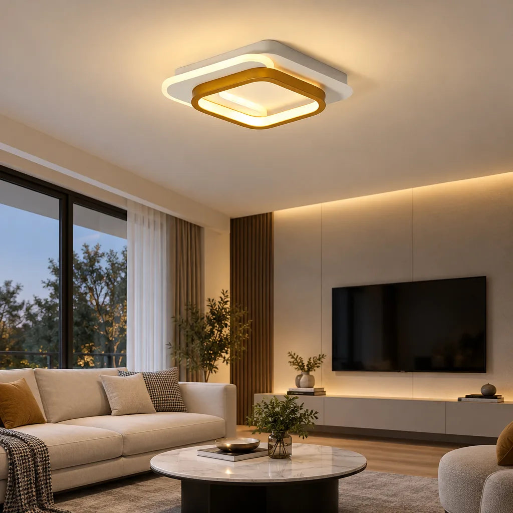 Plafonnier LED carré | Orionis Lux