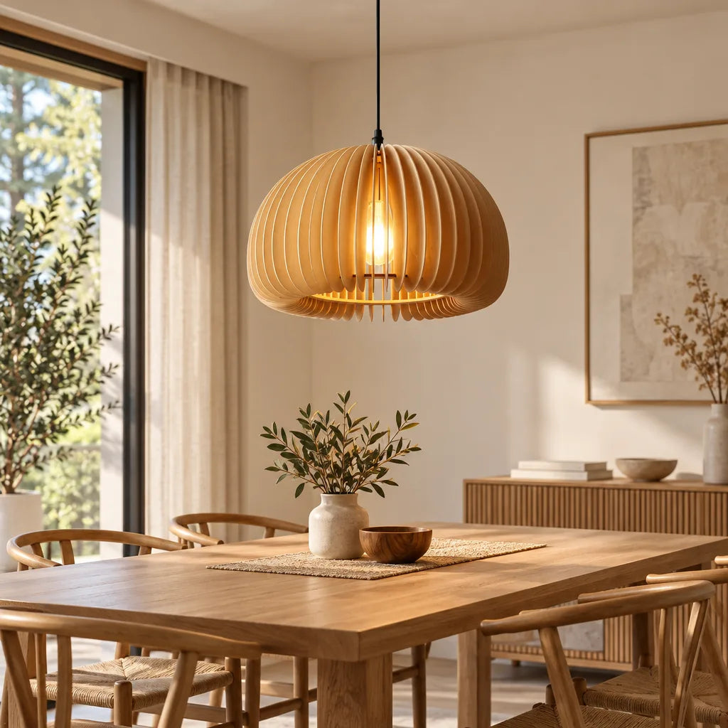 Lustre dôme bambou | Bambouo