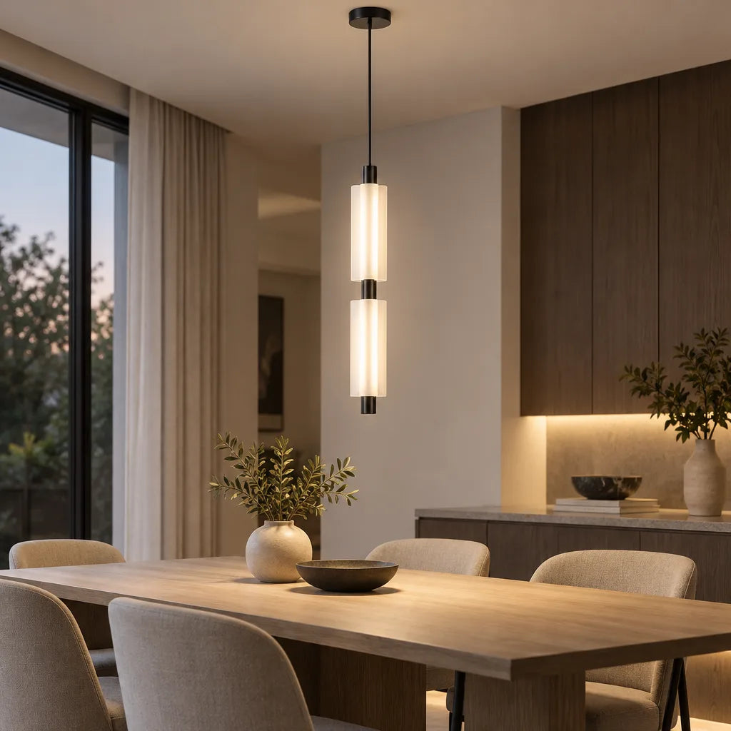 Lustre cylindrique LED | Cylindra Lumina