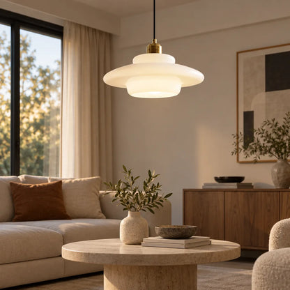 Lampe suspension verre | Aura Glace