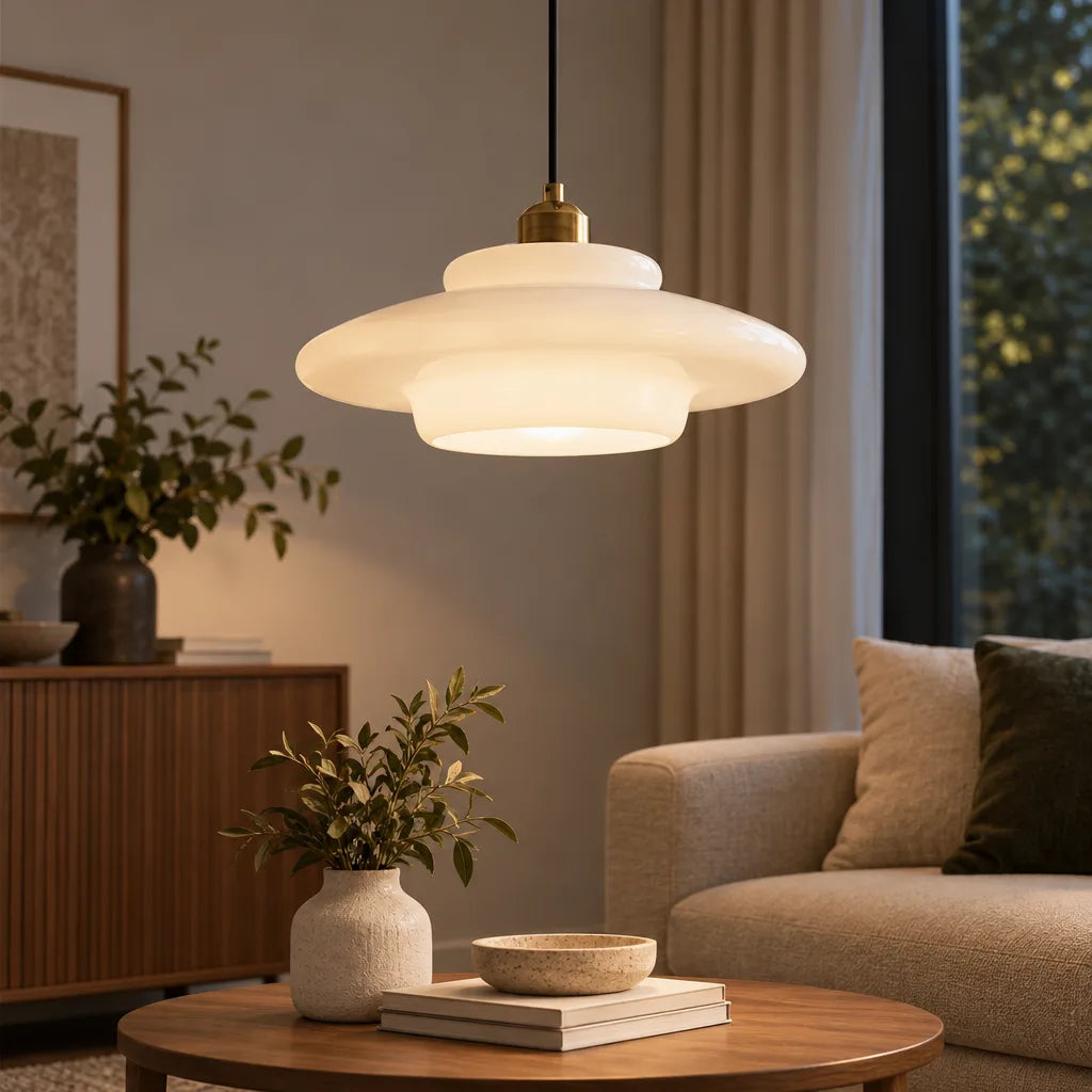 Lampe suspension verre | Aura Glace