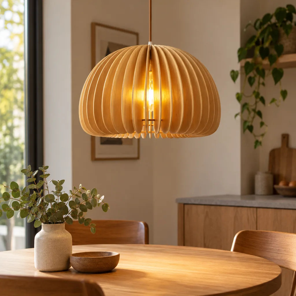 Lustre dôme bambou | Bambouo