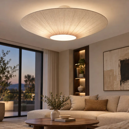 Lustre disque tissu | Solara