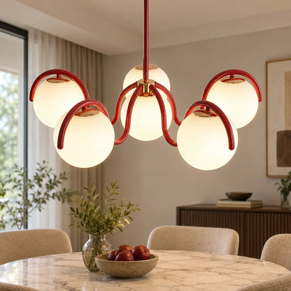 Lustre salon globes | Veloria Nova