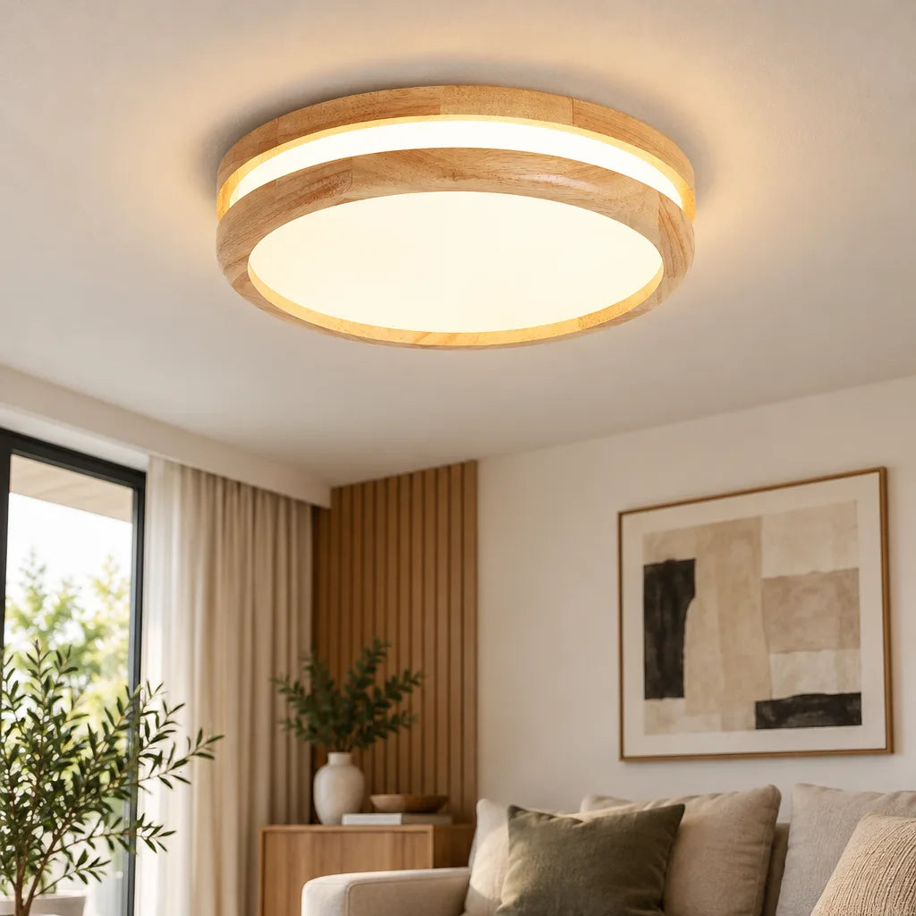 Lustre double cercle | Aura Lumi
