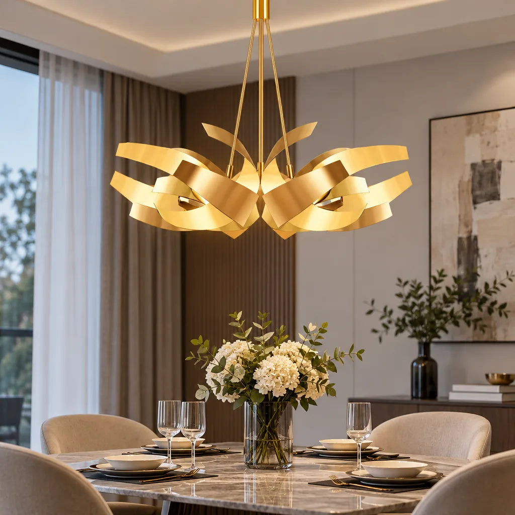 Lustre couronne ruban | Aurelle