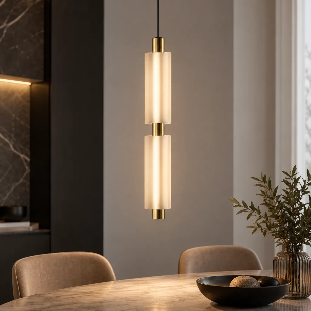 Lustre cylindrique LED | Cylindra Lumina