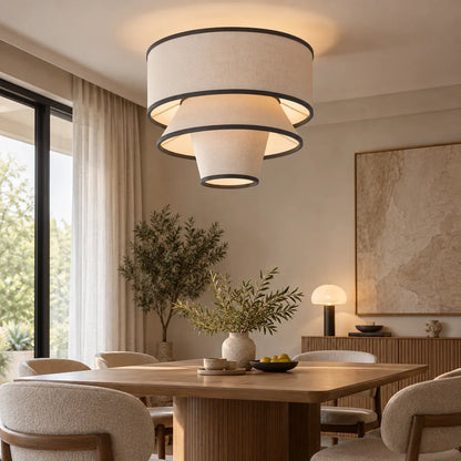 Suspension luminaire tissu | Ondula