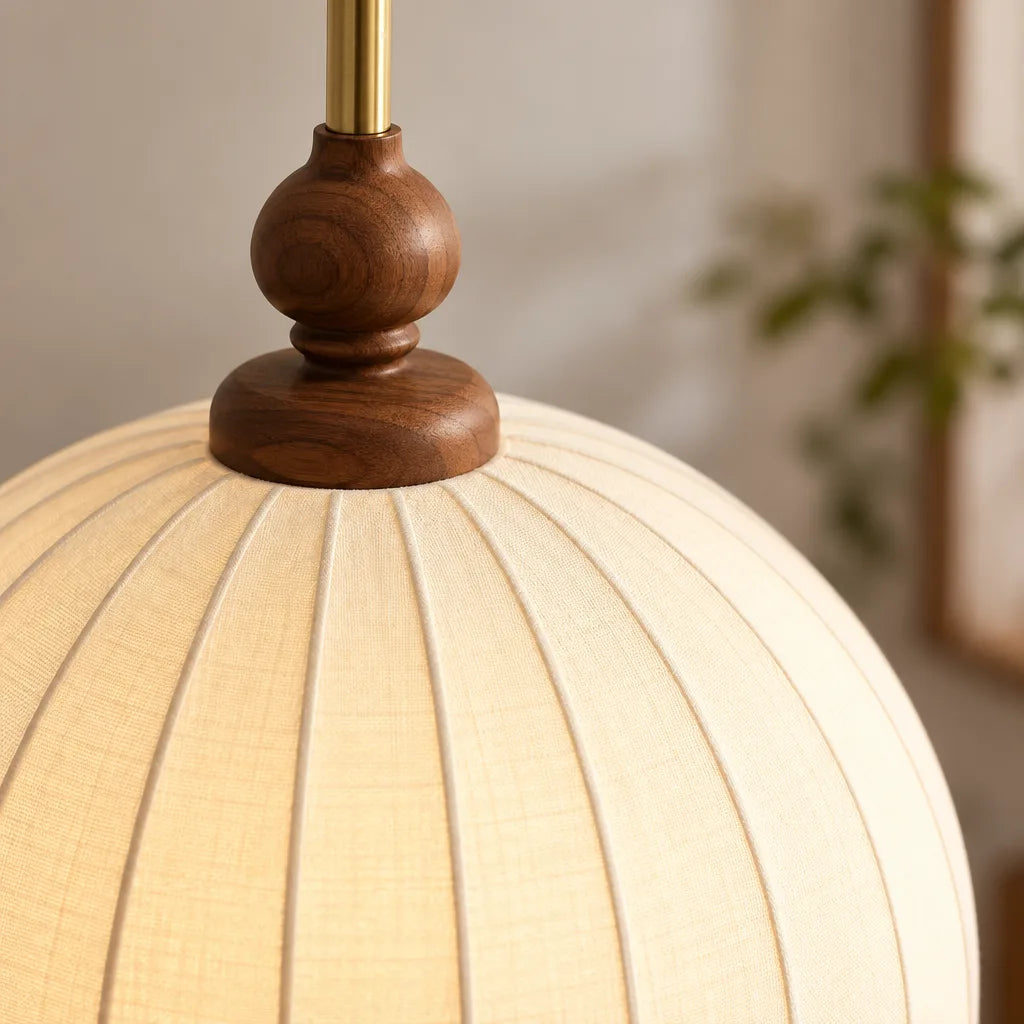 Lustre globe tissu | Arborea