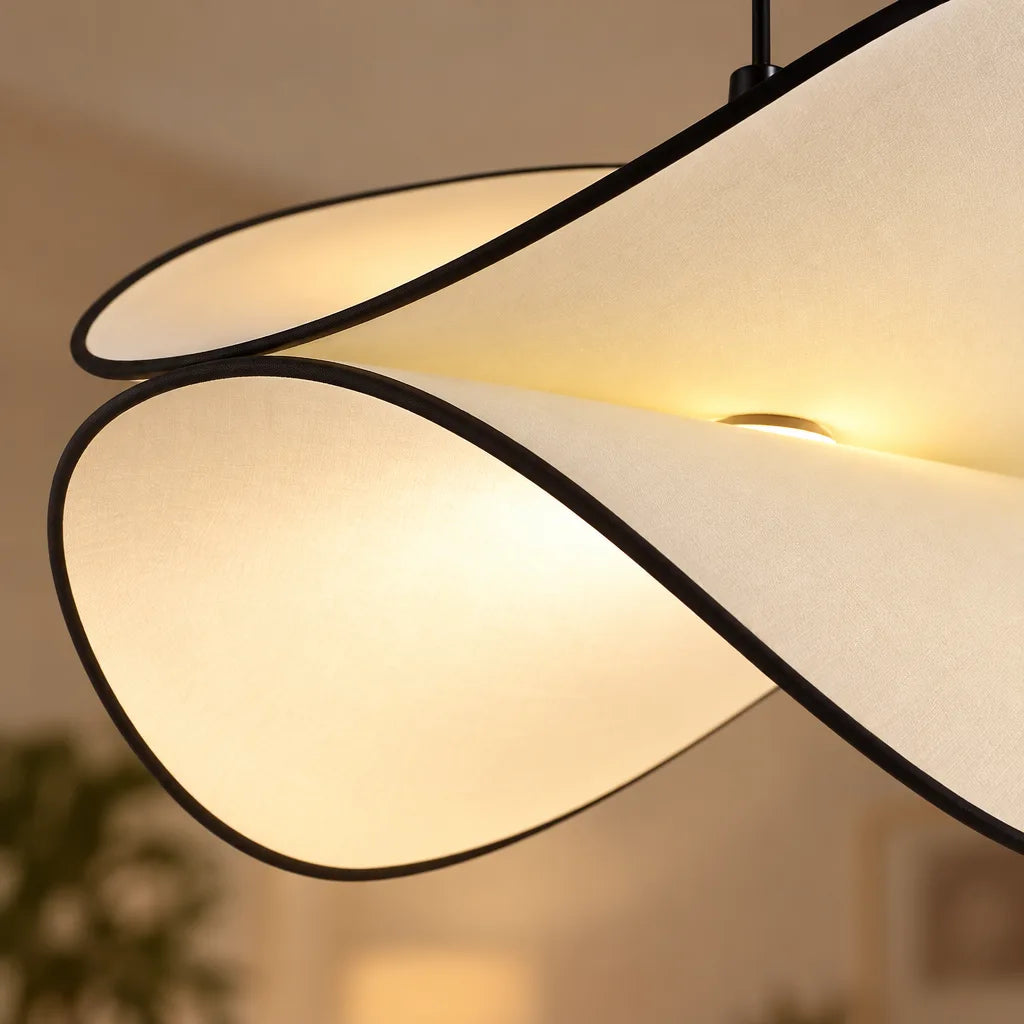 Lustre salon tissu | Veloria