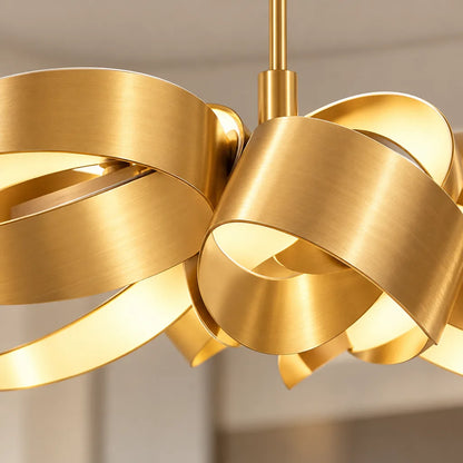 Lustre couronne ruban | Aurelle