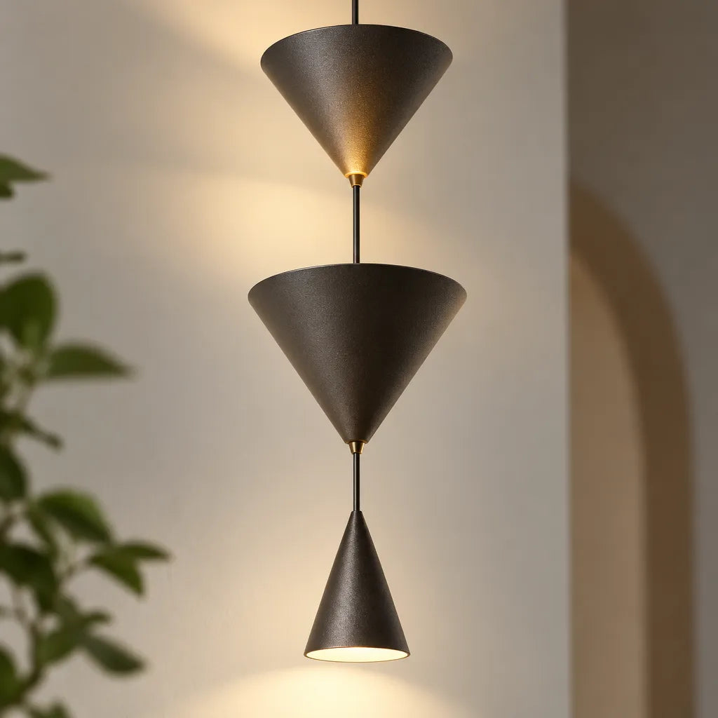 Lustre sablier LED | Cône Lumina