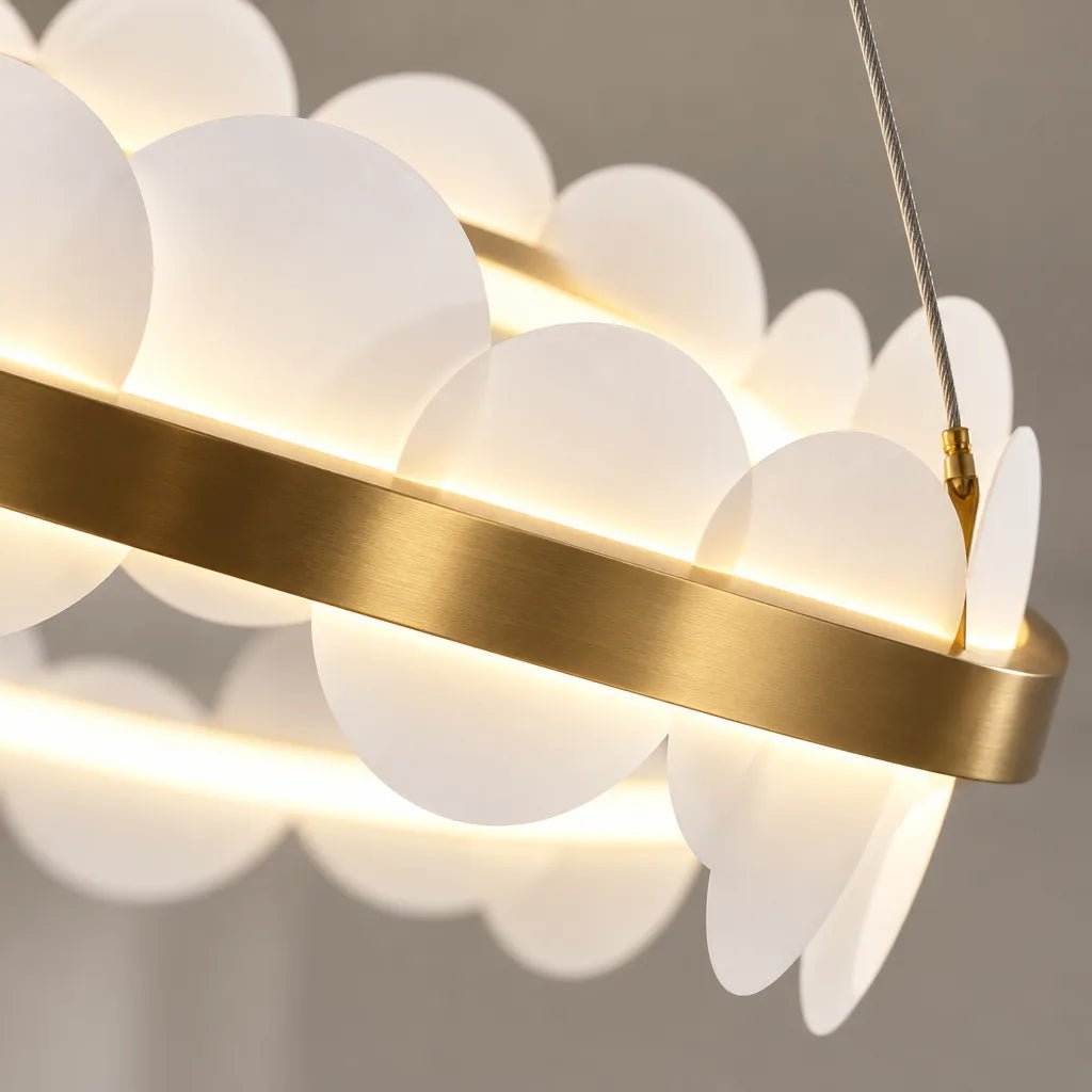 Lustre anneau doré | Orion Disc