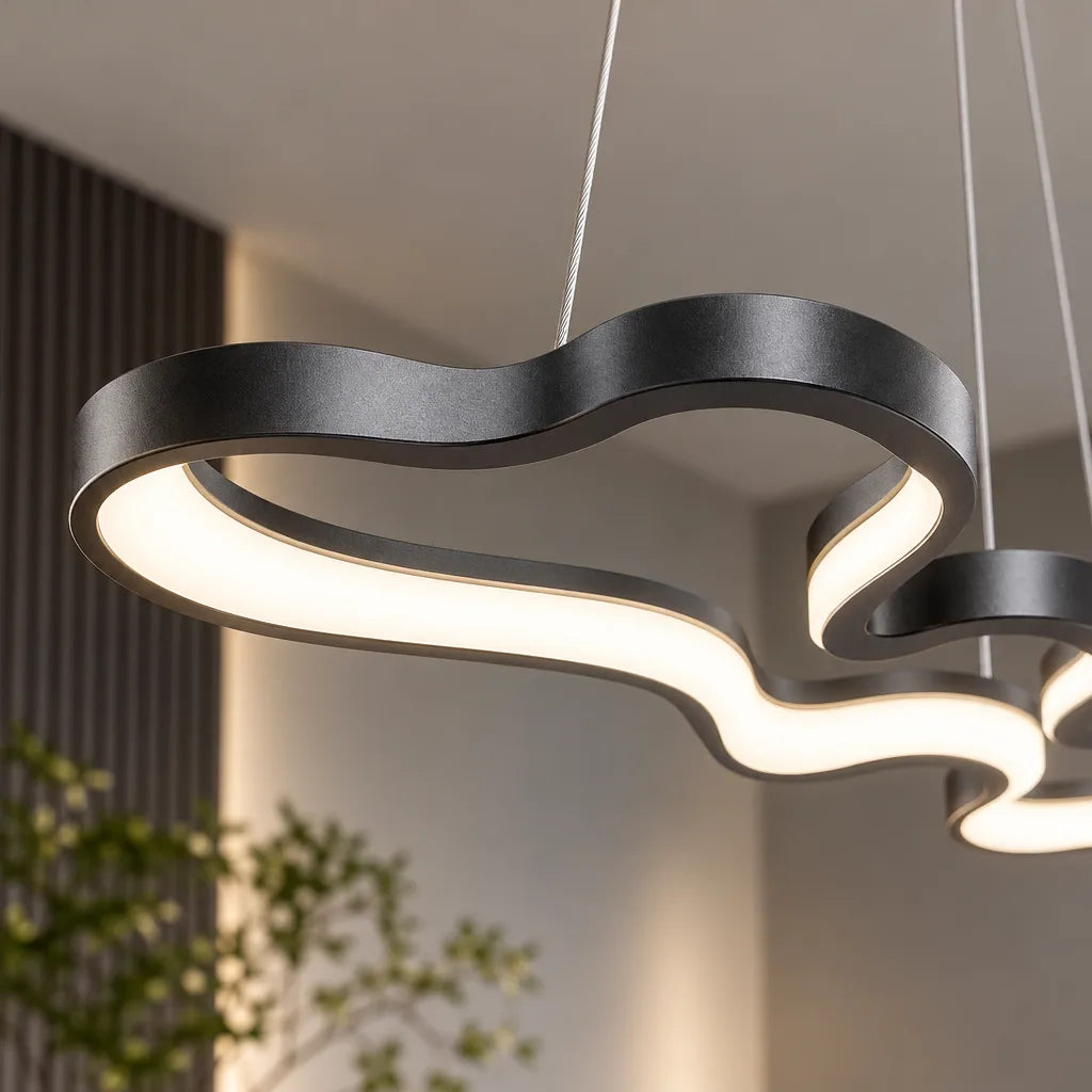Lustre anneaux LED | Ondura