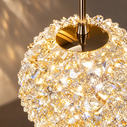Lustre boule dorée | Aurelia Sola