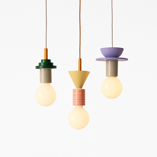 Suspension LED Bois Scandinave Moderne