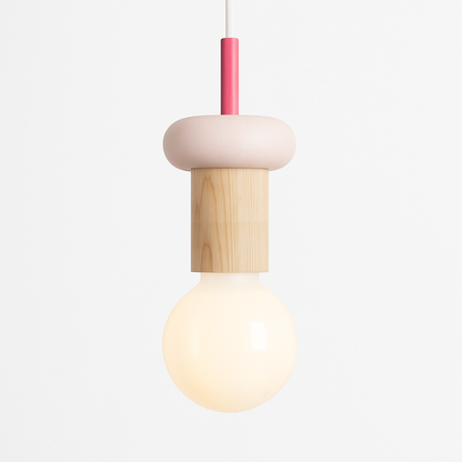 Suspension LED Bois Scandinave Moderne