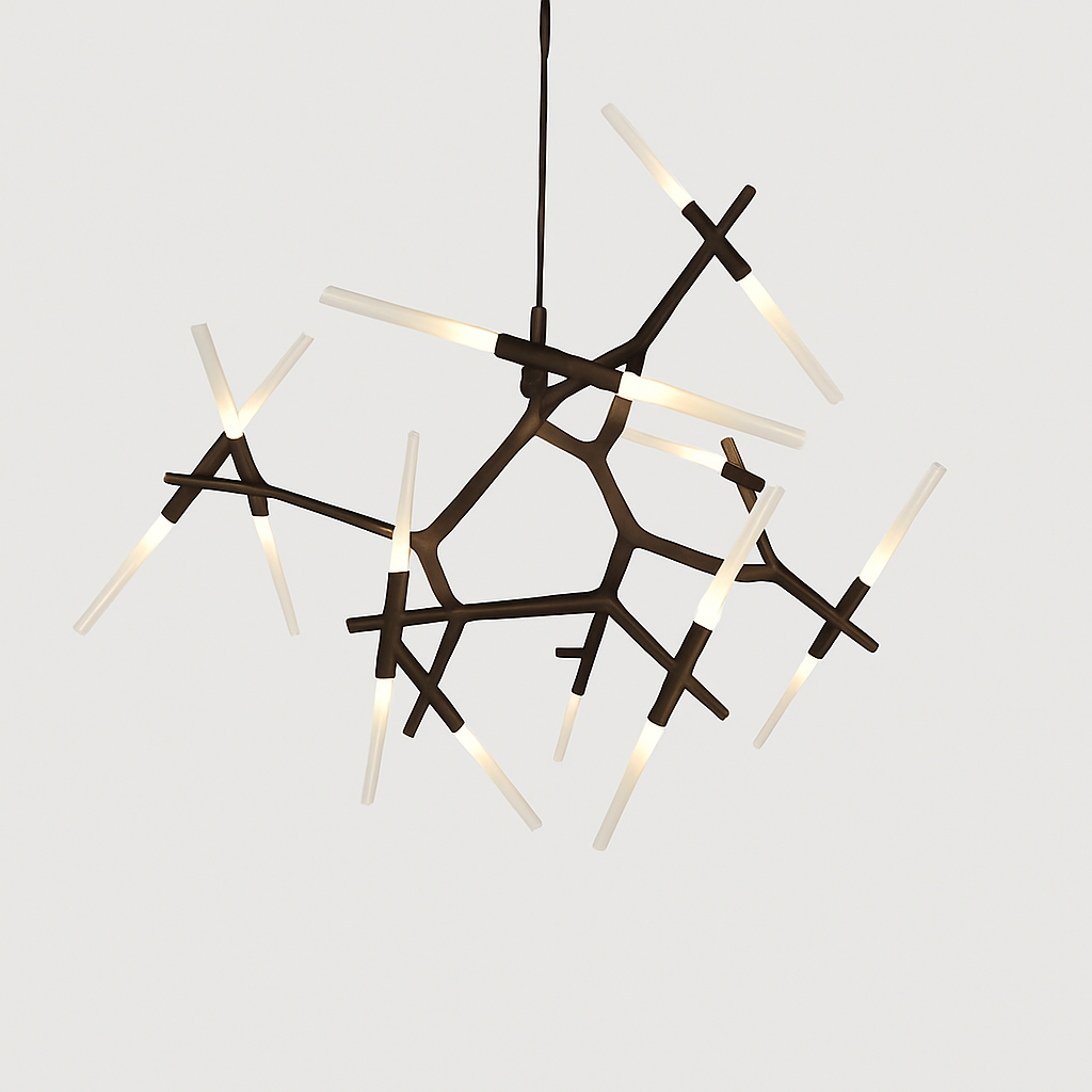 Lustre Design Arts Noir ou Doré LED Dimmable