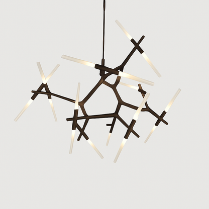 Lustre Design Arts Noir ou Doré LED Dimmable