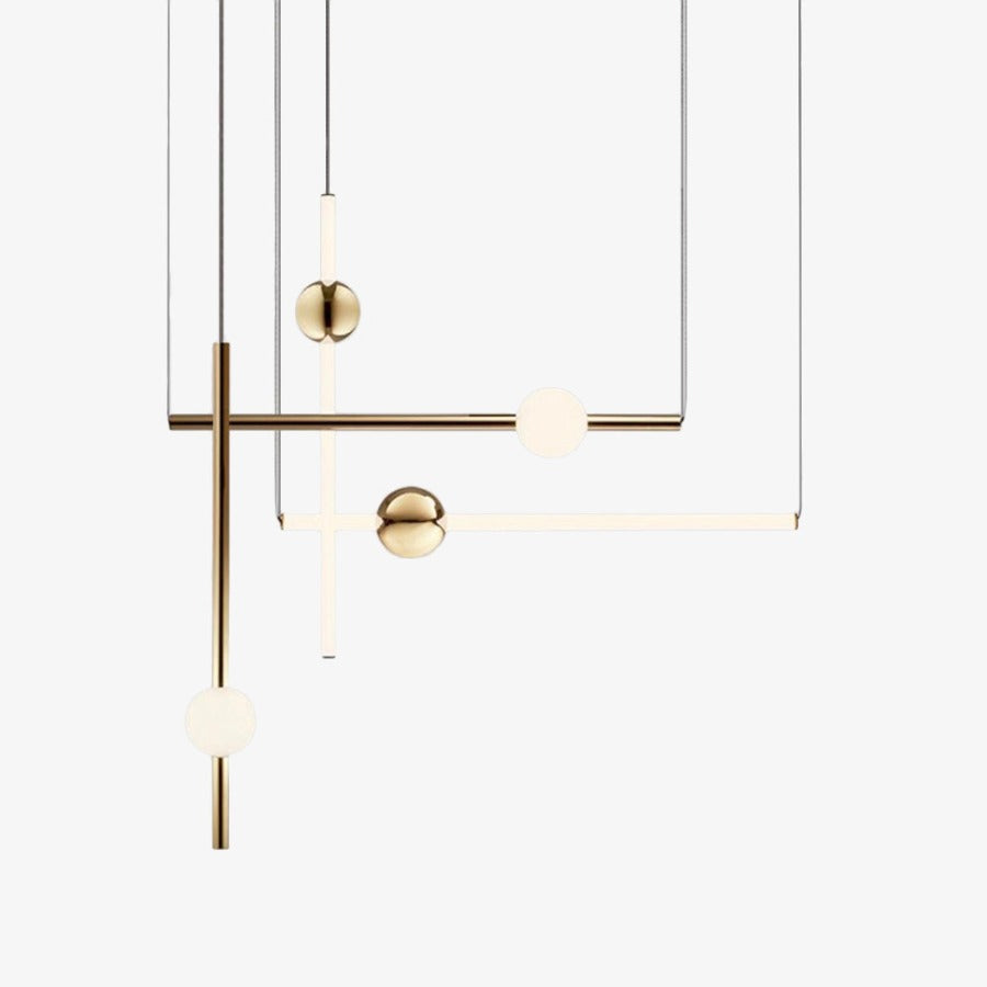Lustre Design Doré LED Orion