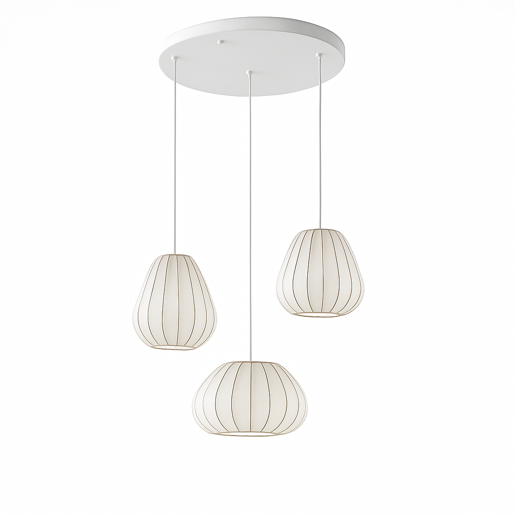 Lustre Suspension Tissu Soie Wabi-Sabi JIANKEXING