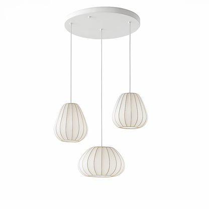 Lustre Suspension Tissu Soie Wabi-Sabi JIANKEXING