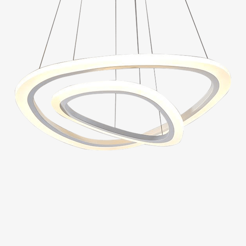 Lustre LED Anneaux Design Moderne Luxury Ring
