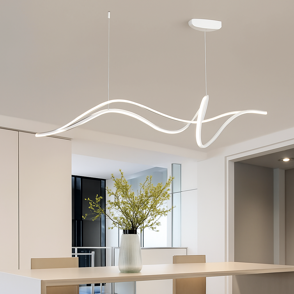 Lustre LED Moderne Dimmable Métal Suspension