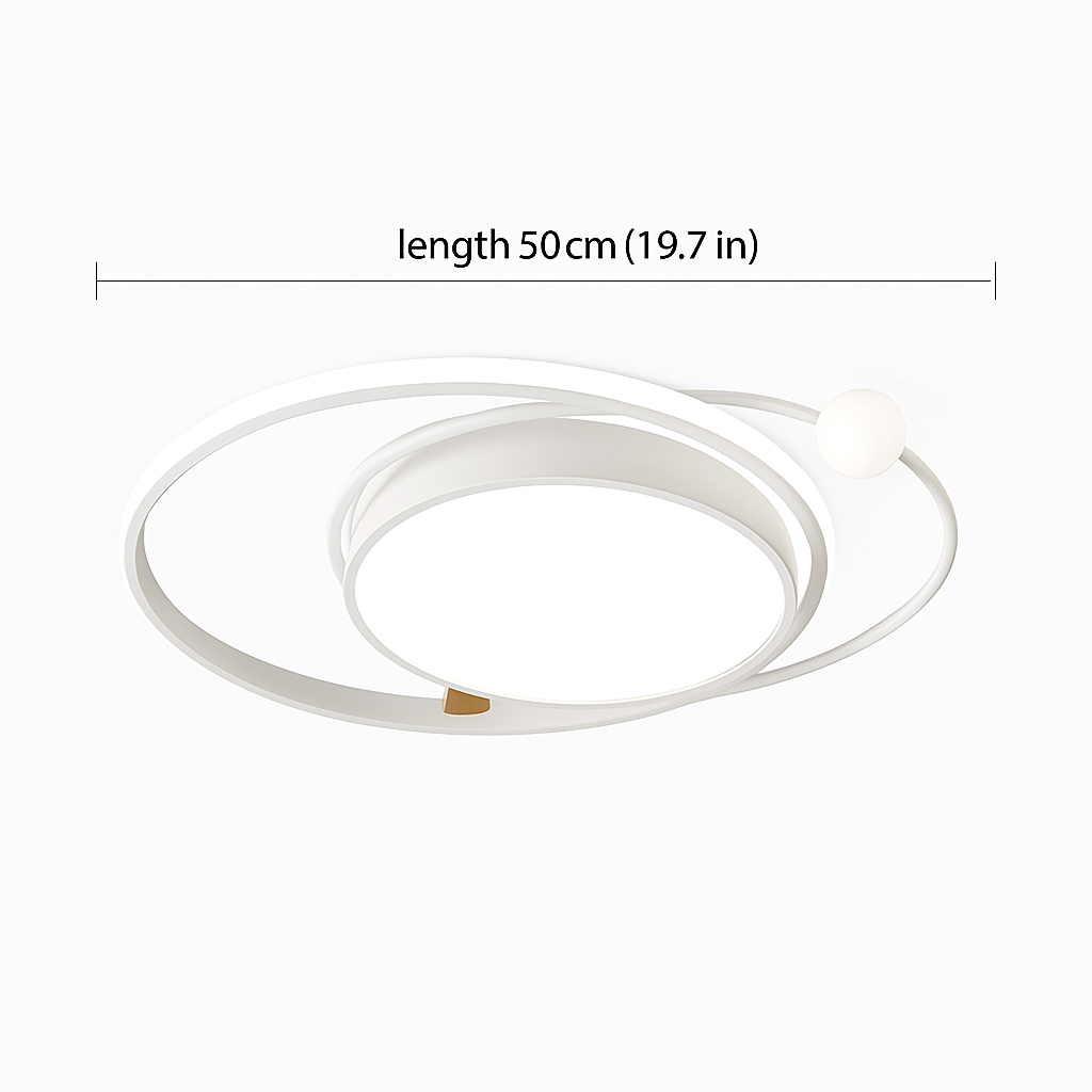 Plafonnier LED Moderne Dimmable en Fer - Design Contemporain