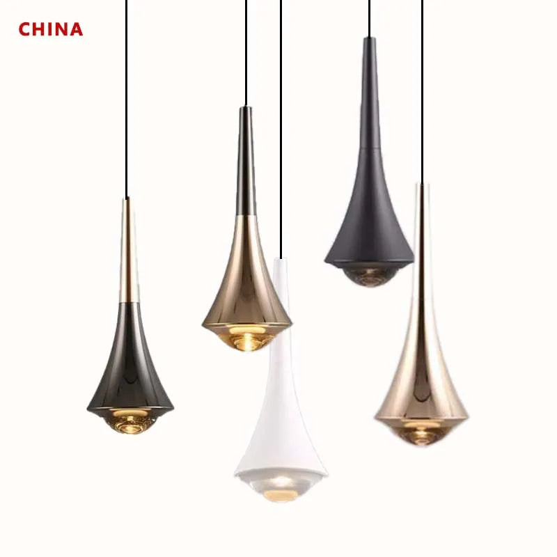 Lustre LED Moderne Brangdy Acier Inoxydable Doré