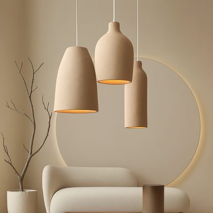 Lustre LED Wabi Sabi Ciment Design