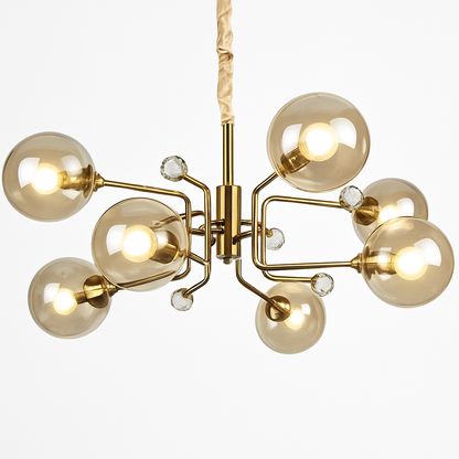 Lustre Moderne Verre Transparent IWP