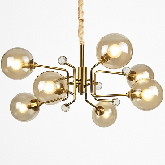 Lustre Moderne Verre Transparent IWP
